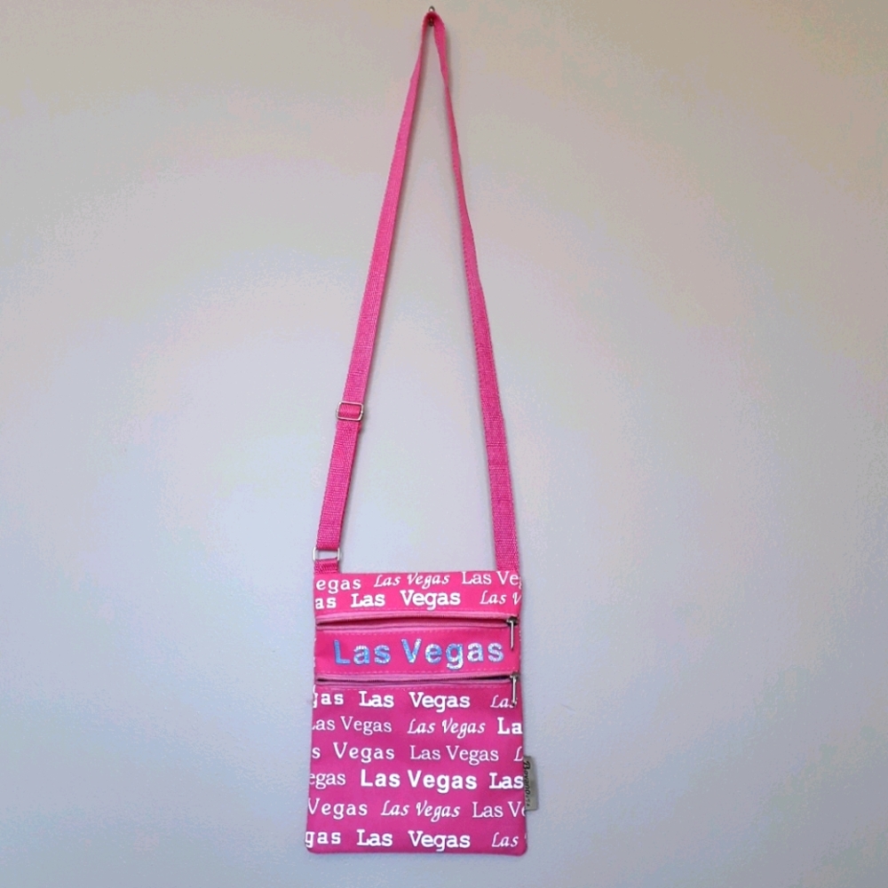 Las Vegas Pink Crossbody Bag Bovano U.S.A.